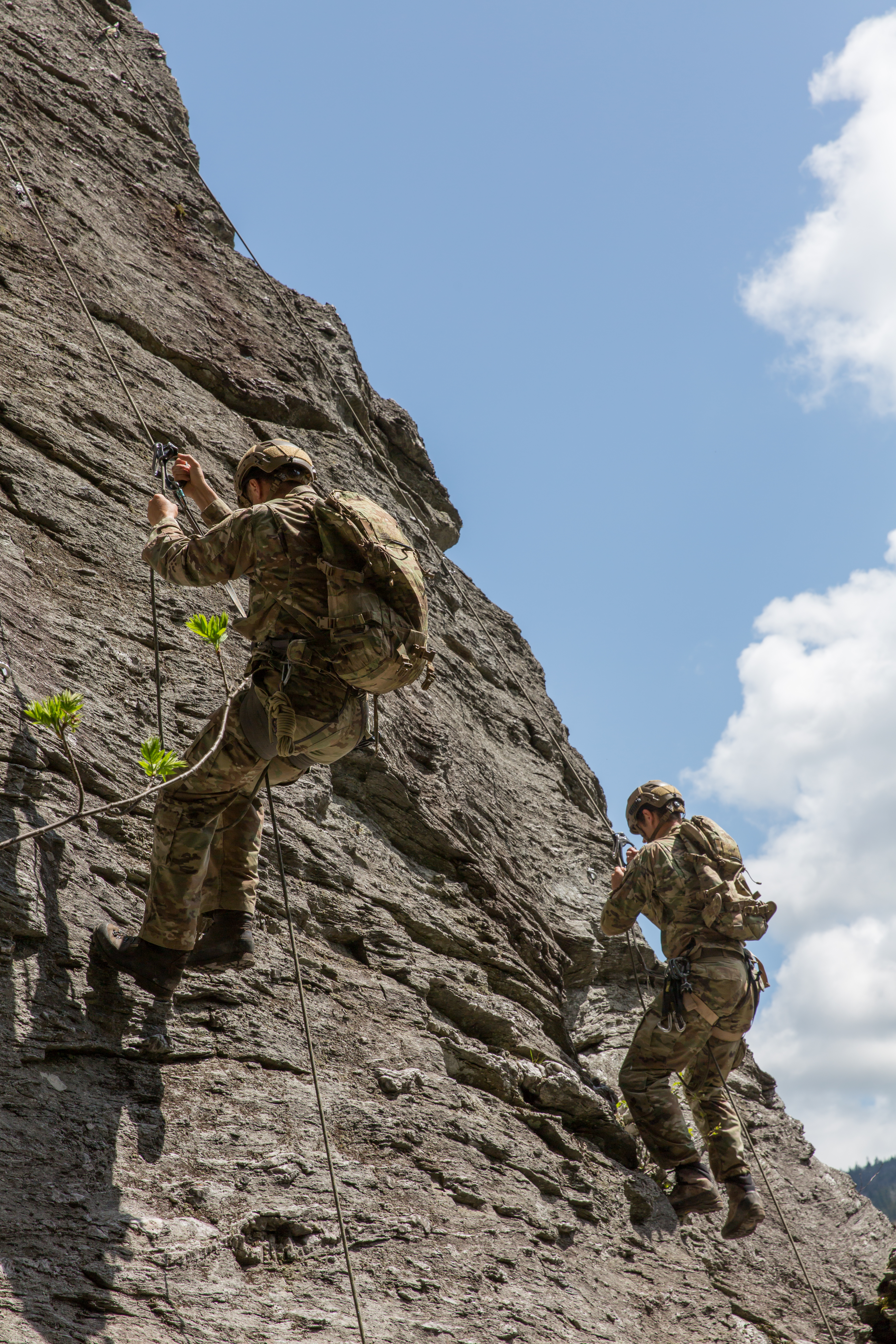 Army Mountain Warfare School Climbing